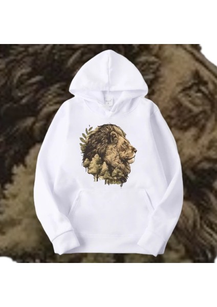 Aslan Baskılı Sweatshirt