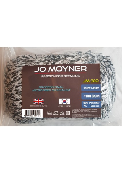 Jo Moyner Premium Mikrofiber Araç Yıkama Süngeri Yıkama Pedi Kore'denithal 1100 Gsm