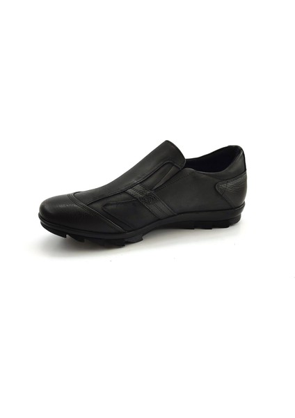 3530 Hakiki Deri Günlük Erkek Ayakkabı-Siyah modelleri