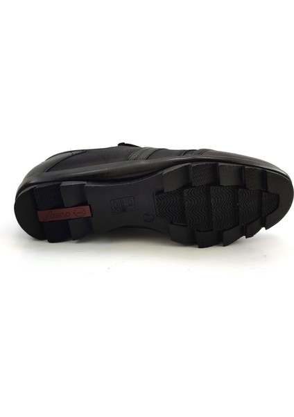 3530 Hakiki Deri Günlük Erkek Ayakkabı-Siyah fırsatları