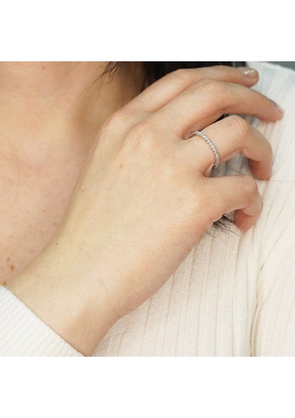 Yarım Tur Pırlanta Yüzük PÇY43 fiyatları