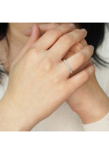 Yarım Tur Pırlanta Yüzük PÇY43 fırsatları