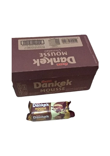 Dankek Mousse Çikolatalı Kek 45 gr x 15 Adet