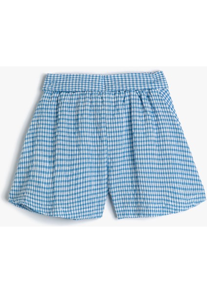 Şort Beli Bağlamalı Düğme Detaylı fiyatları