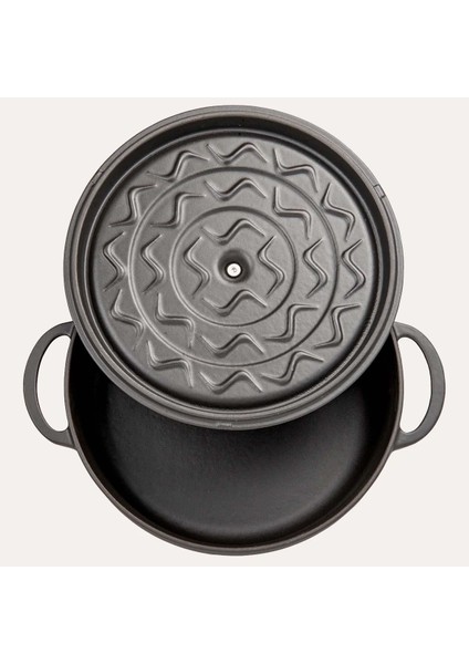 Demirdöküm 24 cm Kısa Tencere Siyah modelleri