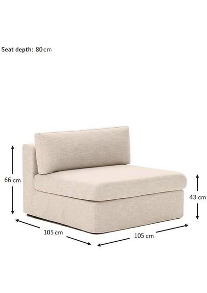 Mode Siesta Pro Kuş Tüyü Orta Modül 05 Bej Keten Kumaş Işbir Sünger (Dairenize Teslim) fırsatları