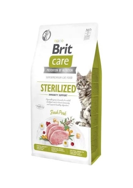 Brit Care Sterilized Immunity Support Tahılsız Tavuklu Kısırlaştırılmış Yetişkin Kedi Maması 2 kg