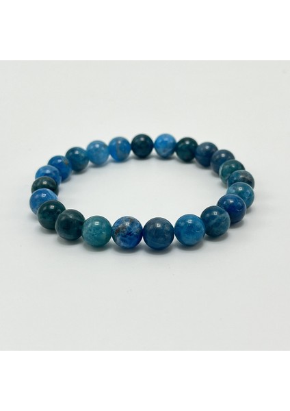 Apatit 8mm Elastik Misinalı Doğal Taş Bileklik fiyatları