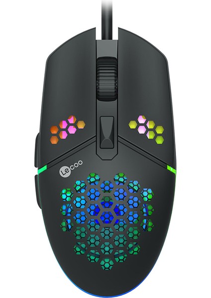 Lenovo Lecoo MS105 3200 Dpı 6 Tuşlu Kablolu Rgb LED Aydınlatmalı Gaming Oyuncu Mouse
