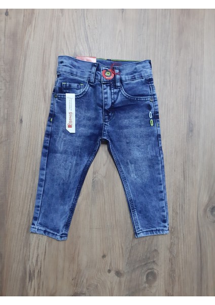 Erkek Çocuk Kot Pantolon Jeans Mavi 1-4 Yaş modelleri