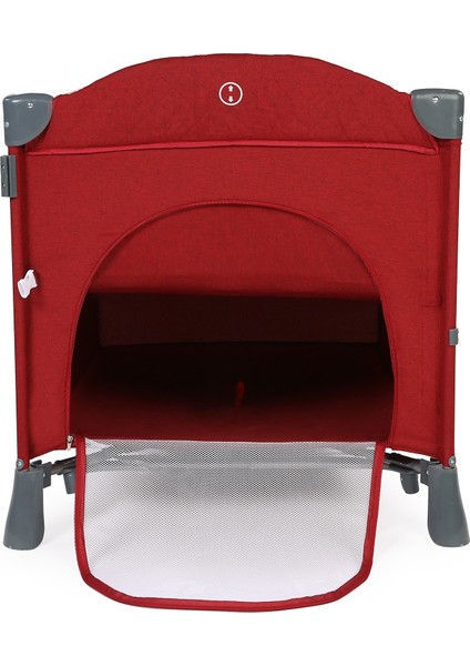 Yoyko Exclusive Comfort 8 In 1 Anne Yanı Park Yatak Oyun Parkı 70X110 - Bordo fırsatları