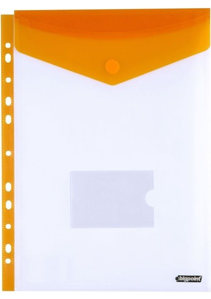 11 Delikli Dik Cırtlı Dosya A4 Turuncu