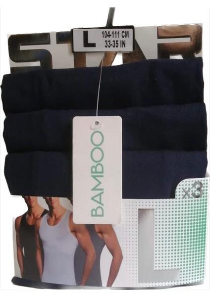 3 Lü Star Erkek Süpersoft Bambu Atlet