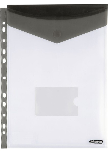 11 Delikli Dik Cırtlı Dosya A4 Dumanlı