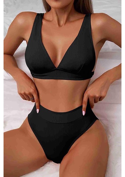 Universal Supply Yüksek Bel Bikini Takımı