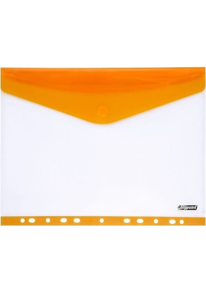 11 Delikli Yan Cırtlı Dosya A4 Turuncu