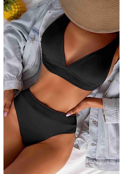 Yüksek Bel Bikini Takımı