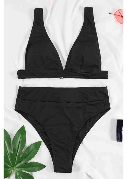 Yüksek Bel Bikini Takımı