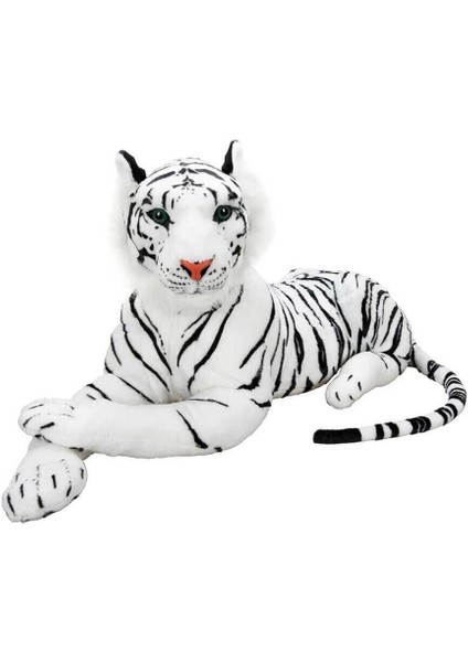 01401 Beyaz Kaplan Peluş 60 cm