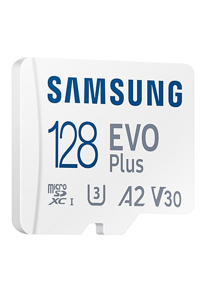 Samsung Evo Plus 128GB Hafıza Kartı 130 Mb/s Micro Sdhc Sd Adaptör MB-MC128KA/TR modelleri