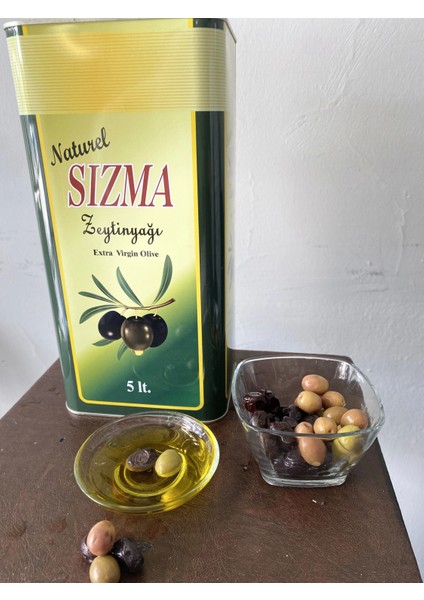 Zeytin Yağı 5 Lt Naturel Soğuk Sıkım 0,2 Dizem Zeytinyağı