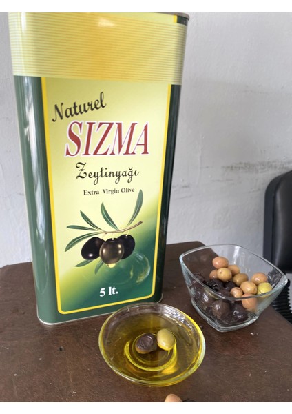 Zeytin Yağı 5 Lt Naturel Soğuk Sıkım 0,2 Dizem Zeytinyağı
