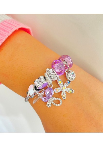 Charm Çelik Bileklik Figürlü Bilezik Künye