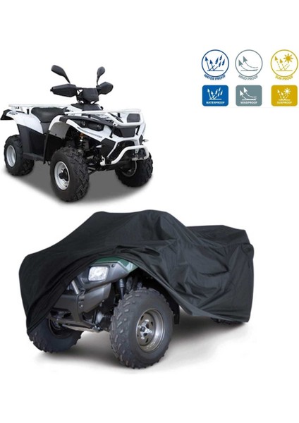 Arctic Cat 1000 I Xt Atv Su Geçirmez Brandası -Siyah