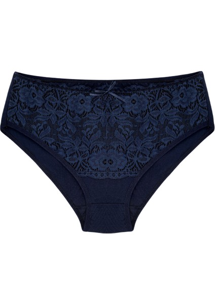 3'lü Pamuklu Dantelli Yüksek Bel Büyük Beden Kadın Külot fiyatları
