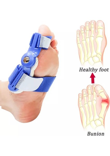 Ayak Baş Parmak Kemik Koruyucu Bunyon Kemik Çıkıntı Düzeltici Makaralı Gece Ateli Halluks 2 Adet indirimleri
