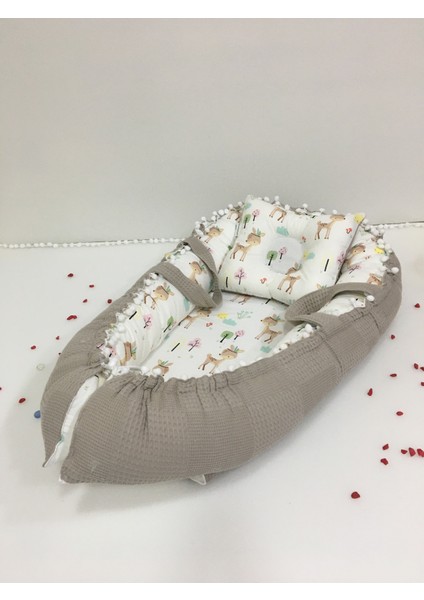 Kahverengi , Pikeli ve Ponponlu, Babynest/ana Kucağı/anne Yanı modelleri