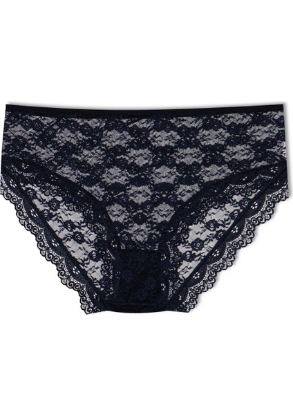 2'li Dantelli Yüksek Bel Büyük Beden Bato Kadın Külot modelleri