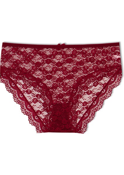 2'li Dantelli Yüksek Bel Büyük Beden Bato Kadın Külot indirimleri