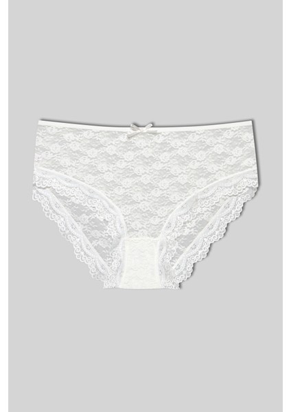 2'li Dantelli Yüksek Bel Büyük Beden Bato Kadın Külot indirimleri