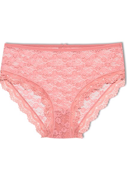 2'li Dantelli Yüksek Bel Büyük Beden Bato Kadın Külot modelleri