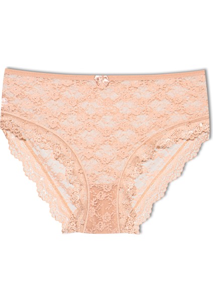 2'li Dantelli Yüksek Bel Büyük Beden Bato Kadın Külot fırsatları