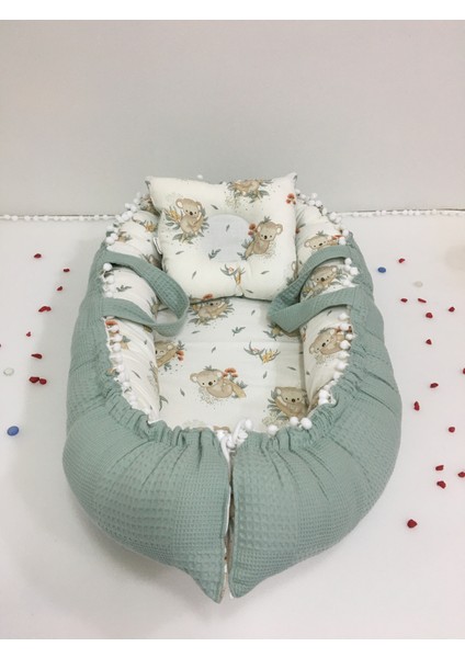 Yeşil, Pikeli ve Ponponlu, Babynest/ana Kucağı/anne Yanı fiyatları