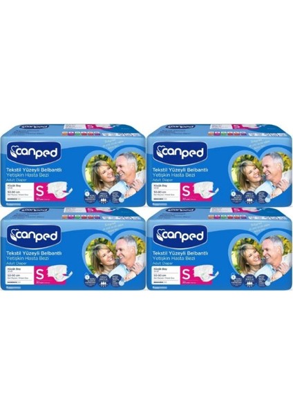 S Bel Bantlı Hasta Bezi 120 Adet