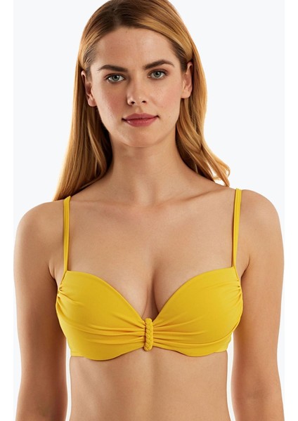 63552 Sarı Bikini Üstü