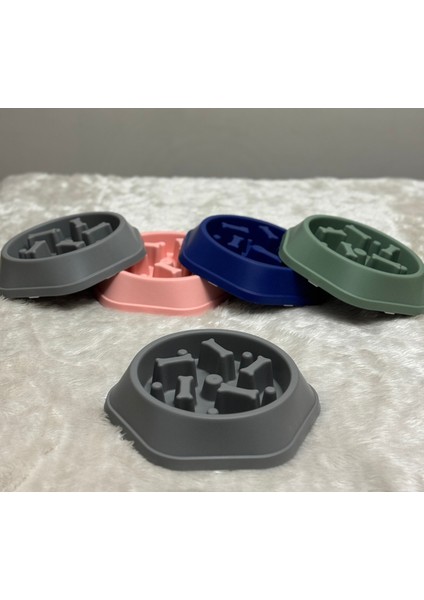 Obez Kedi Köpek Mama Kabı - Labirent Mama Kabı - Yavaş Yeme Kabı (Yerli Üretim)