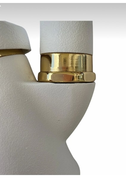 Beyaz Gold Mutfak Evye Musluğu Çeşmesi Bataryası Çift Su Girişli fiyatları