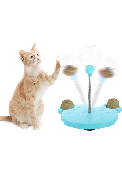 Kedi Köpek Ödül Maması Oyuncağı Catnipli Nane Otlu Kedi Mama Ödül Topu Pet