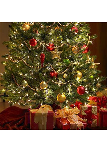 Vıp Deluxe 5 Metre Altın Zincir Süs Yılbaşı Ağacı Süsleri Noel Ağacı Süsleri Gold Zincir Süs fiyatları