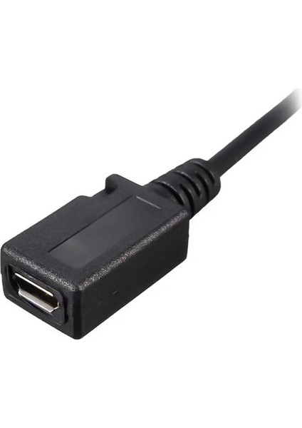 Powermaster USB Dişi Micro USB Erkek-Dişi Y 20 cm Otg Kablo