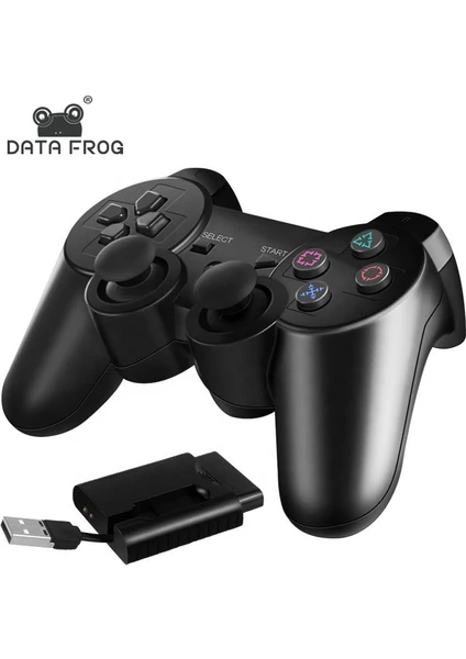 Veri Kurbağa Için 2.4g Kablosuz Oyun Denetleyicisi Ps2/ps3 Uzaktan Gamepad Android Telefon/tv Kutusu/akıllı Tv Titreşim Pc Için Pc