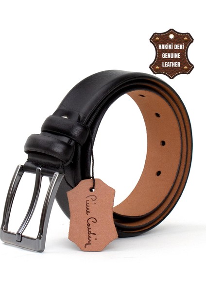 Pc351 Erkek 3,5 Cm Deri Kemer Siyah fiyatları