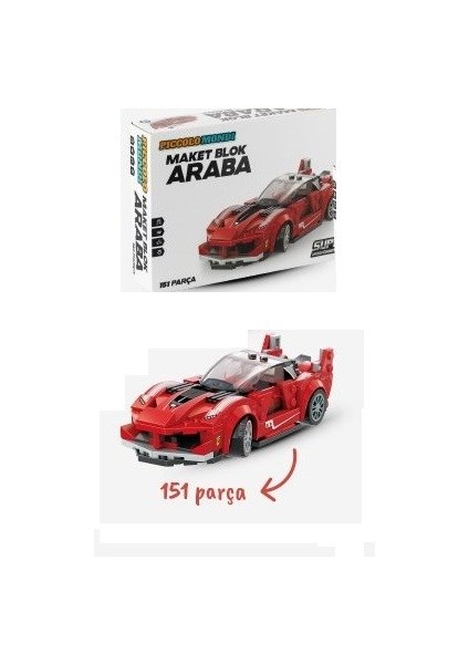 151 Parça Maket Blok Araba 1457 fiyatları