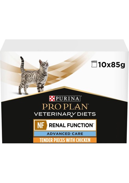 Purına Pro Plan Nf Renal Function Tavuklu Kedi Pouches - 10 x 85G