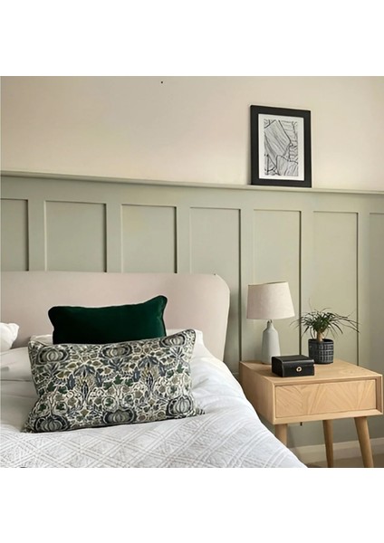 ® Boyanabilir 100X8X6MM Ham Mdf Iskandinav Duvar Çıtası 1 Paket (5 Adet)