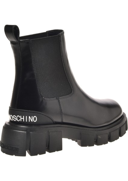 Love Moschino Deri Siyah Kadın Bot JA21045G1HIB0000